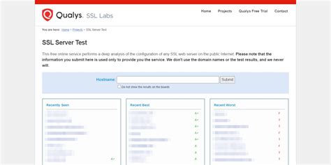 sslscan online|SSL Server Test (Powered by Qualys SSL Labs).